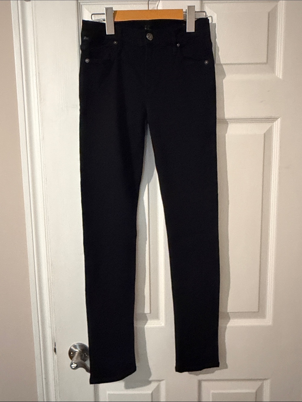 Citizens Of Humanity Avedon Black Slick Skinny Leg Jeans